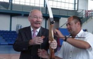 inauguration du mur de stramit de la salle