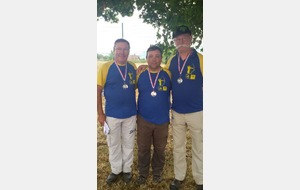 Championnat de France campagne veterans 3 podiums