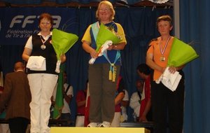 podium veterans dames