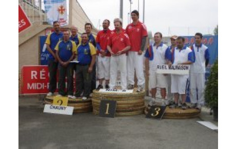 les deux equipes poulies 2eme à Balma